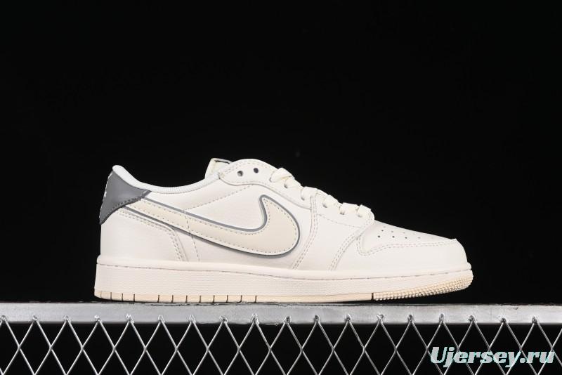 Nike Travis Scott x Fragment Design x Air Jordan 1 Low OG SP AJ1 Bape Collaboration - LJ5188-012