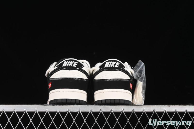 Nike SB Dunk Low SUP Collaboration - Strap Black Hook Anniversary High-End Custom Low-Top Casual Skate Shoes - SJ2068-288