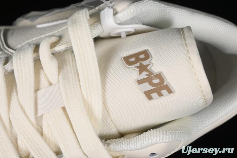 Nike Air Jordan 1 Low AJ1 Bape Collaboration - Pig Eight Patchwork Custom High-End Low-Top Basketball Shoes - LJ6688-002