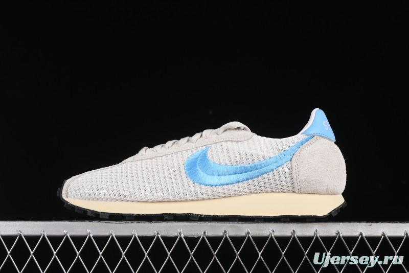 Nike Stussy Roshe Run LD-1000 Comfortable Versatile Slip-Resistant Durable Waffle Low-Top Casual Running Shoes - FQ5369-001