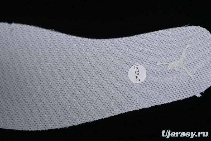 Nike Air Jordan 1 Low Casual Sneakers in White-Grey - FQ7687-300