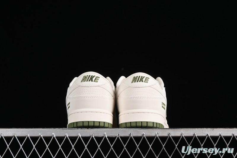 Nike SB Dunk Low Supreme Collaboration - Classic Beige Green Anniversary High-End Custom Low-Top Casual Skate Shoes - XX8888-002
