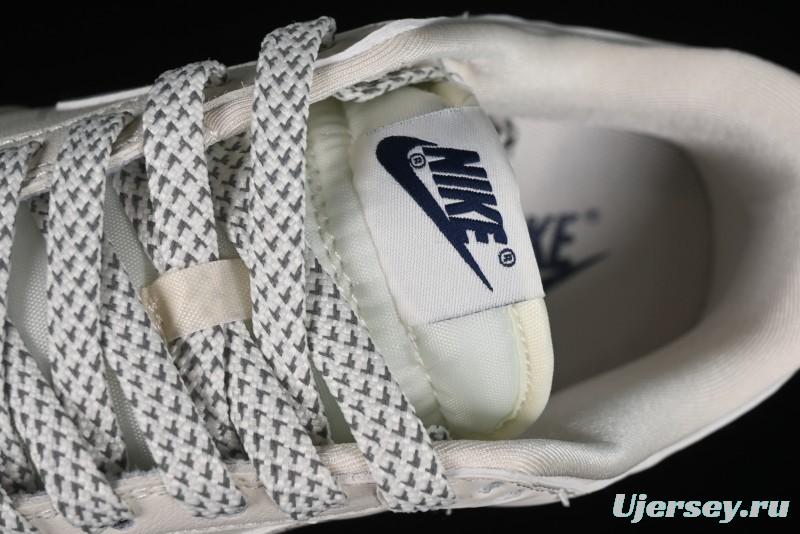 Nike SB Dunk Low Supreme Collaboration - Classic Beige Blue Anniversary High-End Custom Low-Top Casual Skate Shoes - XX8888-003