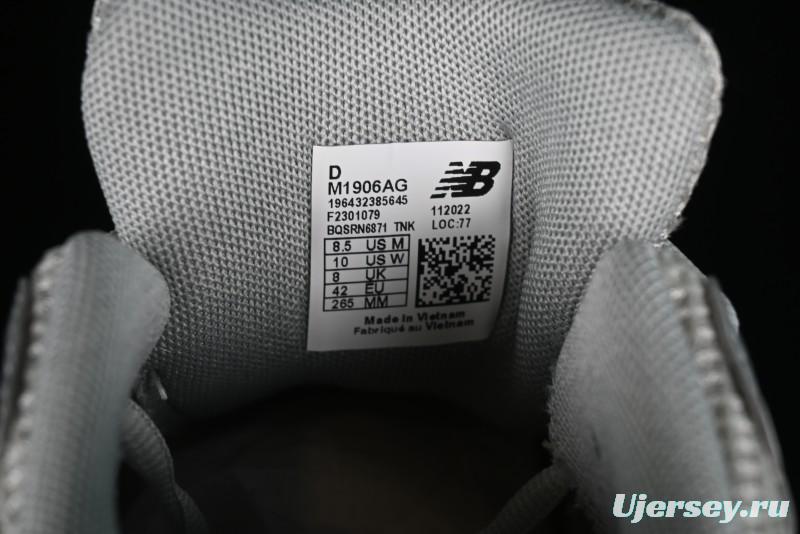 New Balance 1906 Series Retro Dad Style Casual Running Shoes with T-Beam Outsole and Exposed Cushioning - M1906AG