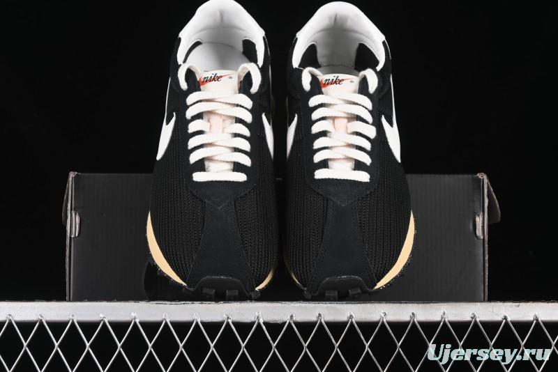 Nike Stussy Roshe Run LD-1000 Comfortable Versatile Non-Slip Durable Waffle Low-Top Casual Running Shoes - HM0950-001