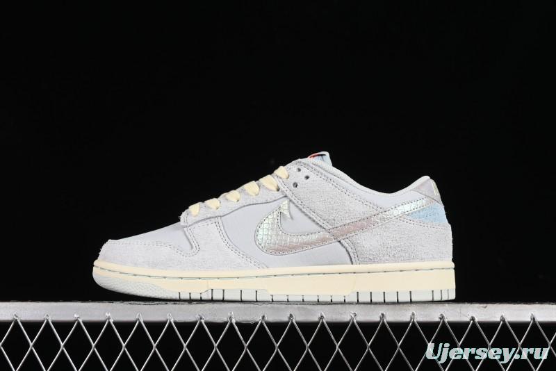 Nike Dunk Low SB "Fishing" Trout Pattern Casual Skate Shoes - DV7210-001