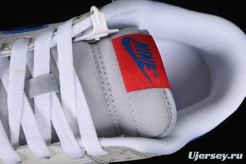 Nike Dunk Low SB Silver Surfer Skateboarding Shoes with Metallic Silver Upper - HF0391-001