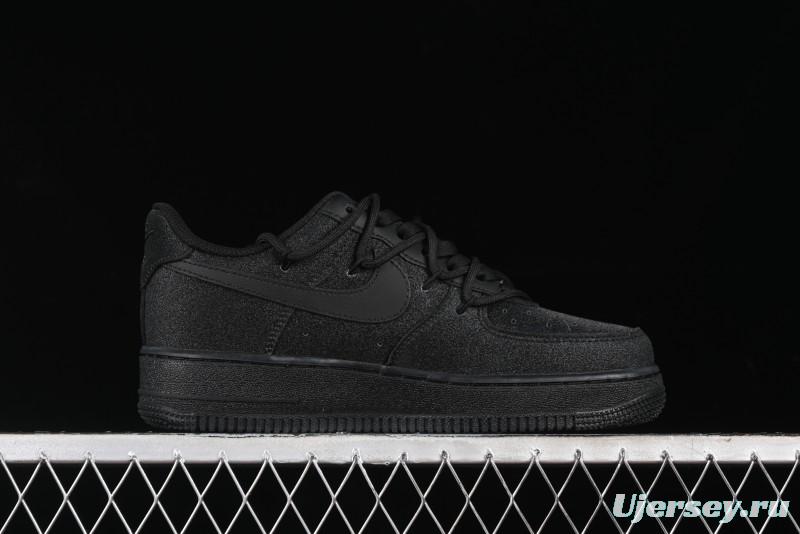 Nike Air Force 1 '07 Low White Black Starry Full Diamond Lace-Up Low-Top Casual Sneakers - ZH0316-032