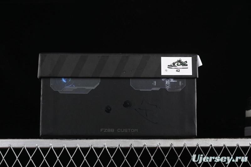 Nike Dunk Low FZBB Mechanical Theme SB Strap Low-Top Casual Sneakers - DD1391-100