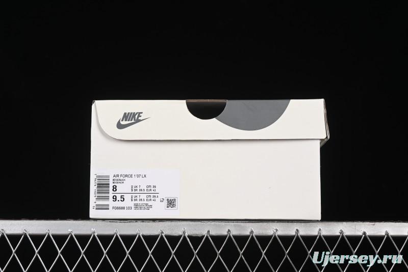 Nike Air Force 1 '07 Low Bape Collaboration - Black Beige Starry Sky Low Top Casual Sneakers - FG6688-103