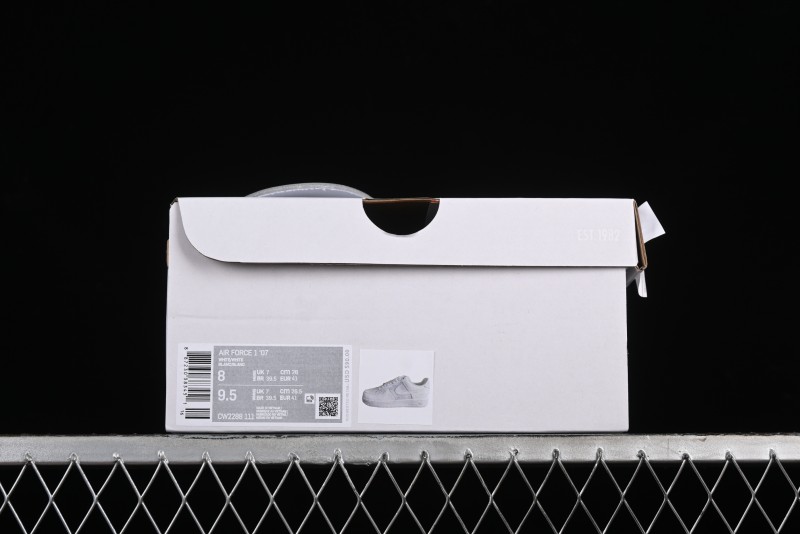 Nike Air Force 1 '07 Low Casual Sneakers with Anime-inspired White Pink Purple Spray Paint Design - CW2288-111