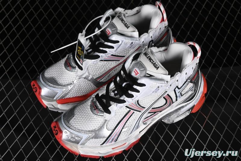 Balenciaga Runner Kith Four Color Retro Casual Sneakers - W3RMU9016