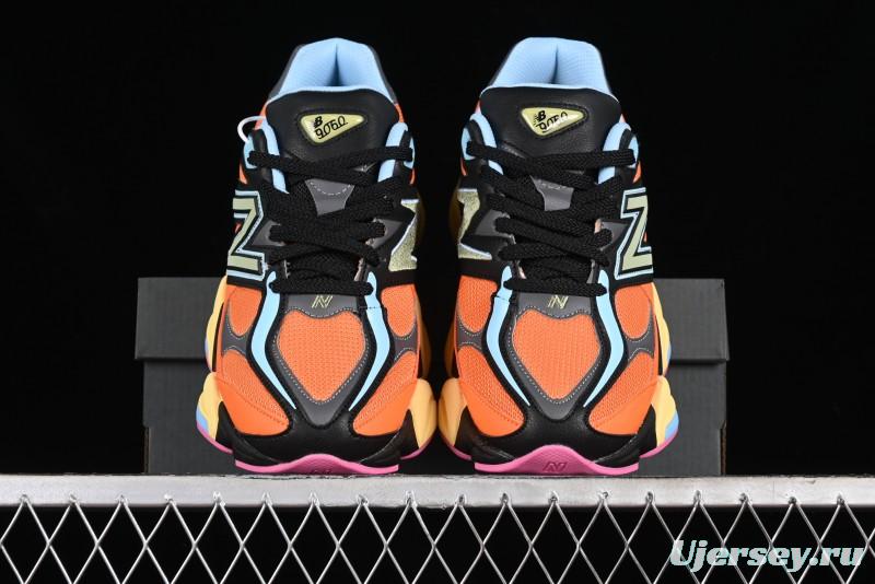 Joe Freshgoods x New Balance 9060 Retro Casual Running Sneakers with ABZORB Cushioning - U9060GB