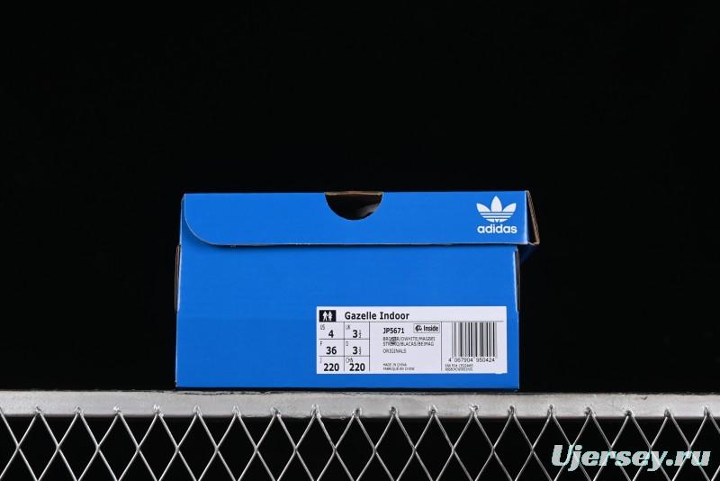 Adidas Originals Gazelle Indoor Retro Casual Slip-Resistant Wear-Resistant Low-Top Sneakers - JP5671