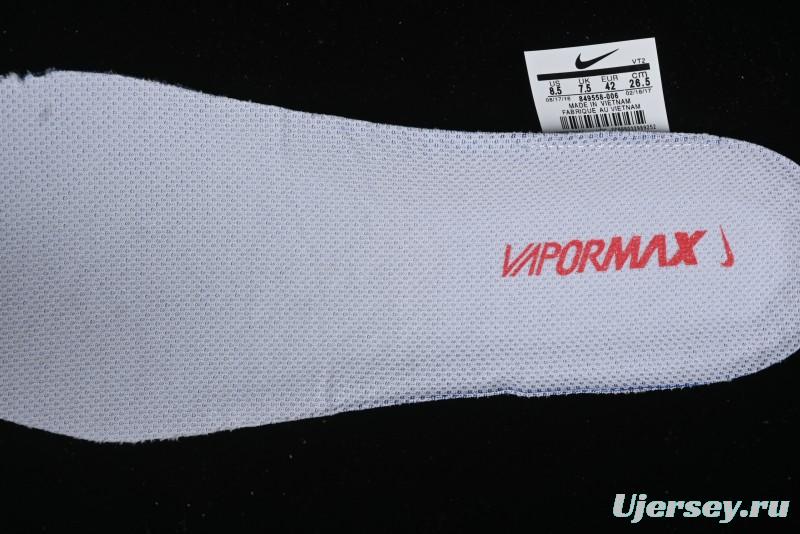 Nike Vapormax Flyknit Breathable Casual Running Shoes with Full-Length Air Cushion - 849558-006