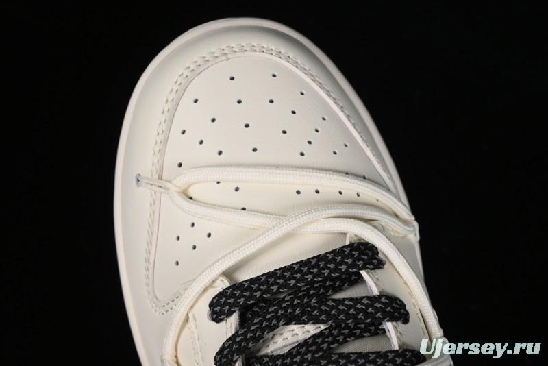 Nike SB Dunk Low Supreme Collaboration - Starry Night Black Engraving Anniversary High-End Custom Low-Top Casual Skate Shoes - JJ5688-108