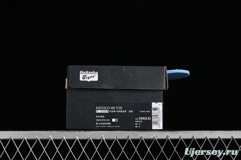 Onitsuka Tiger Mexico 66 Low-Top Leather Running Shoes - 1183C076-101