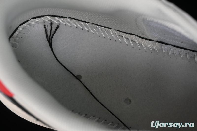 Nike Travis Scott x Fragment Design x Air Jordan 1 Low OG SP AJ1 Gucci Collaboration - Black Grey Pattern Low Top Casual Sneakers - XY2688-117