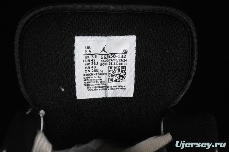 Nike Air Jordan 1 Low AJ1 Panda Prank Universe Exploration Custom Casual Sneakers - 553558-132