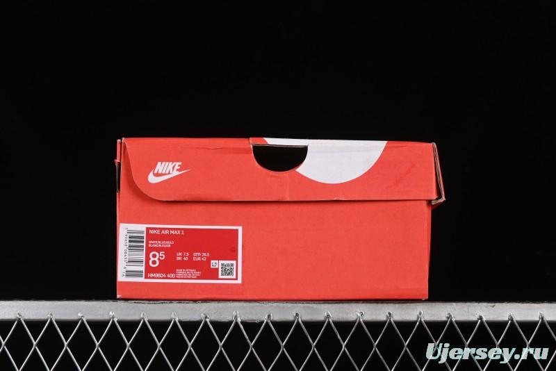 Nike Air Max 1 Retro Running Shoes with Half-Sole Air Cushion - HM9604-400