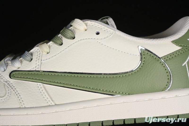 Nike Travis Scott x Fragment Design x Air Jordan 1 Low OG SP AJ1 Low Top Casual Sneakers - DM7866-019