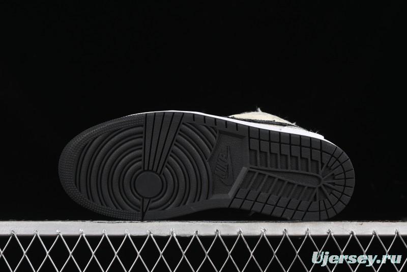 Nike Air Jordan 1 Low AJ1 Panda Prank Universe Exploration Custom Casual Sneakers - 553558-132