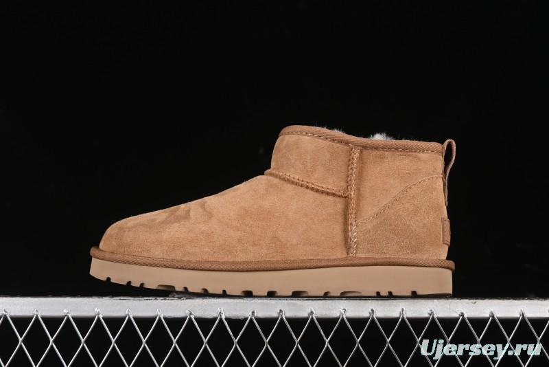 UGG Classic Ultra Mini Short Boots with Genuine Australian Shearling and TREADLITE Outsole - 1116109