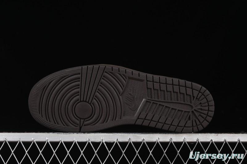 Nike Travis Scott x Air Jordan 1 Low OG AJ1 Reverse Swoosh Sneakers - DM7866-202