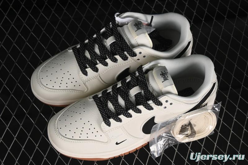 Nike SB Dunk Low Stussy Anniversary Edition Custom Premium Low-Top Skate Shoes - DQ1098-385