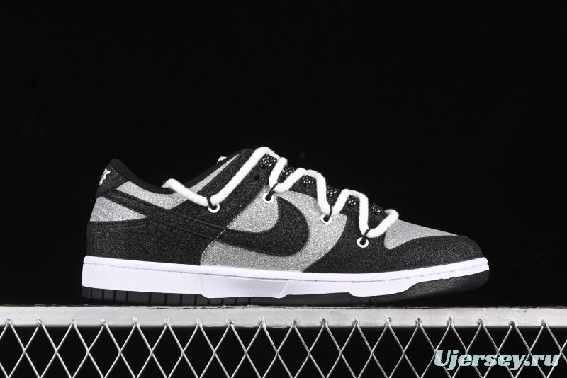 Nike SB Dunk Low Gucci Collaboration - Black Star Hook Anniversary High-End Custom Low-Top Casual Skate Shoes - SJ2068-268