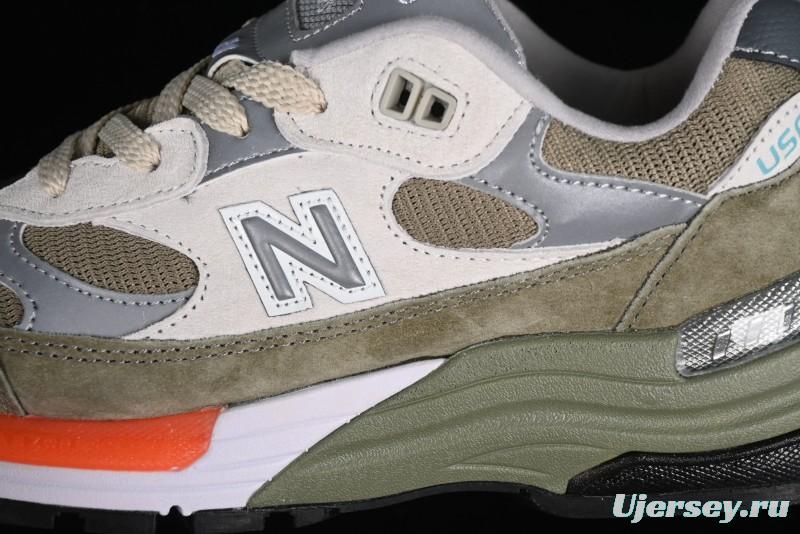 New Balance Made In USA M992 Series Classic Retro Casual Running Shoes - M992WT