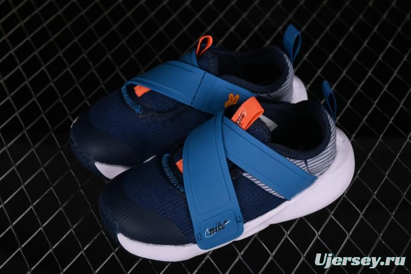 Nike Flex Advance Hook and Loop Breathable Soft Lightweight Kids Shoes - DC5562-400