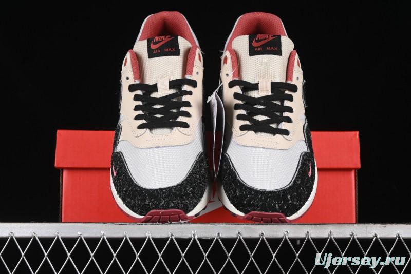 Nike Air Max 1 Retro Running Shoes with Half-Sole Air Cushion - FD5743-200