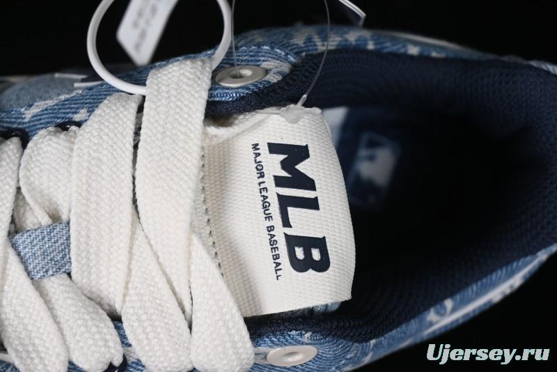 New York Yankees MLB Chunky Liner Denim Basic Platform Sandals - 3ASXCDC4N50BLS