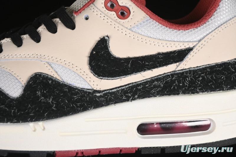 Nike Air Max 1 Retro Running Shoes with Half-Sole Air Cushion - FD5743-200