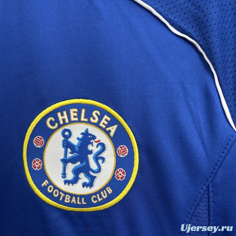 06/07 Retro Long Sleeve Chelsea Home Jersey