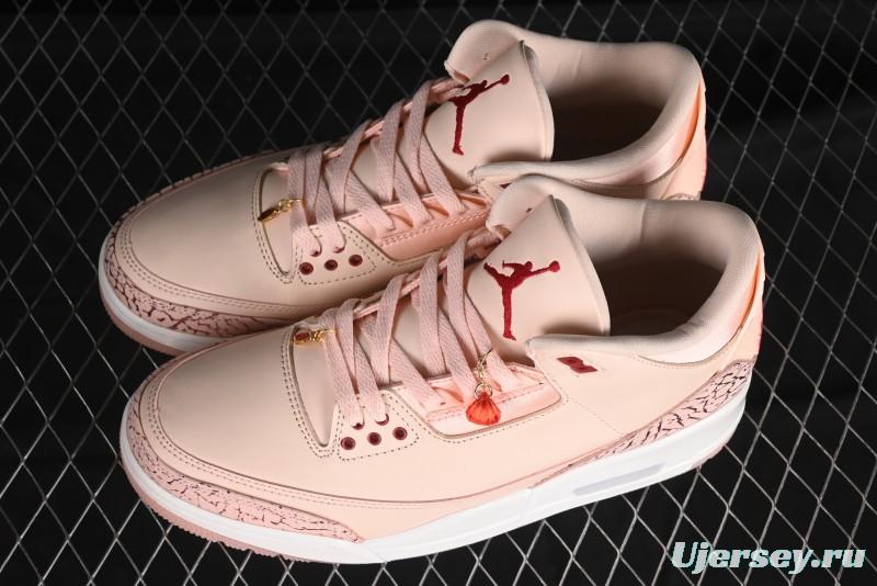 Nike Air Jordan 3 Retro Valentine's Day Limited Edition Sneakers - HJ0178-600