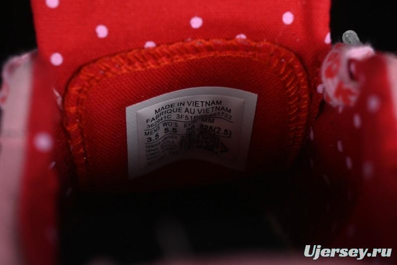 Converse One Star Hello Kitty Collaboration Low Top Casual Sneakers with Embroidered Bow - 362941C