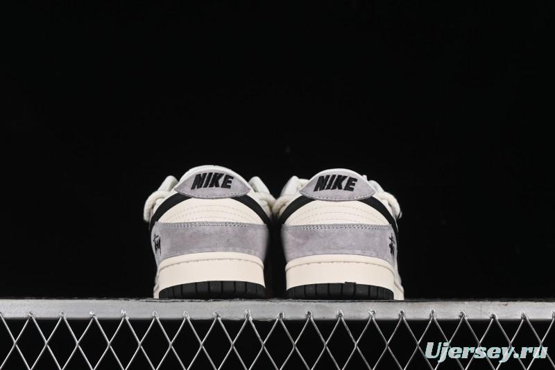 Nike SB Dunk Low Stussy Anniversary Edition Customized Low-Top Casual Skate Shoes - SJ2068-293