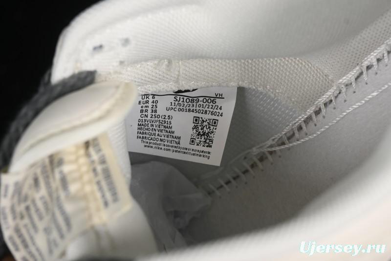 Nike SB Dunk Low Carhartt Collaboration - Off White Grey Swoosh Anniversary Custom Low-Top Casual Skate Shoes - SJ1089-006