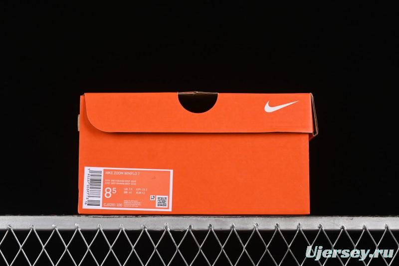 Nike Zoom Winflo 7 Moon Landing Series Casual Cushion Running Shoes - CJ0291-100