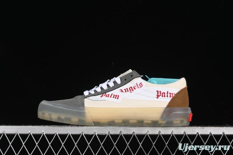 Vans Classics Knu Skool Low-Top Casual Sneakers with White Suede and Gum Sole - VN000CRPGRN