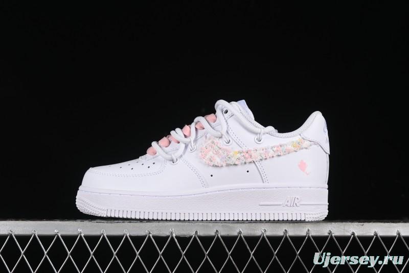 Nike Air Force 1 '07 Low Pink Chanel-Inspired Casual Sneakers - DH9999-334