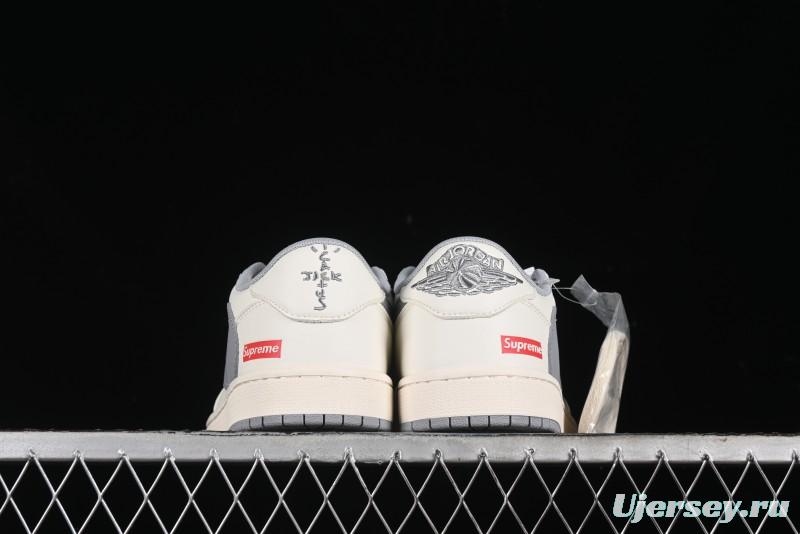 Nike Travis Scott x Fragment Design x Air Jordan 1 Low OG SP AJ1 Supreme Collaboration - XZ1168-003