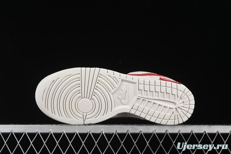 Nike SB Dunk Low Supreme Collaboration - Anniversary Edition Customized Low-Top Casual Skate Shoes - KK1333-002