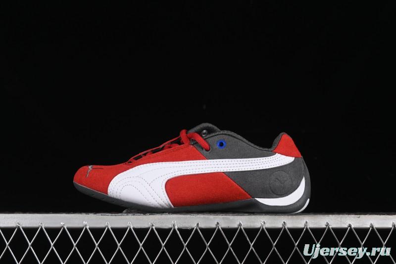 Puma Sparco Future Round Toe Lace-Up Leather Fabric Low-Top Lifestyle Casual Shoes - 307936-06