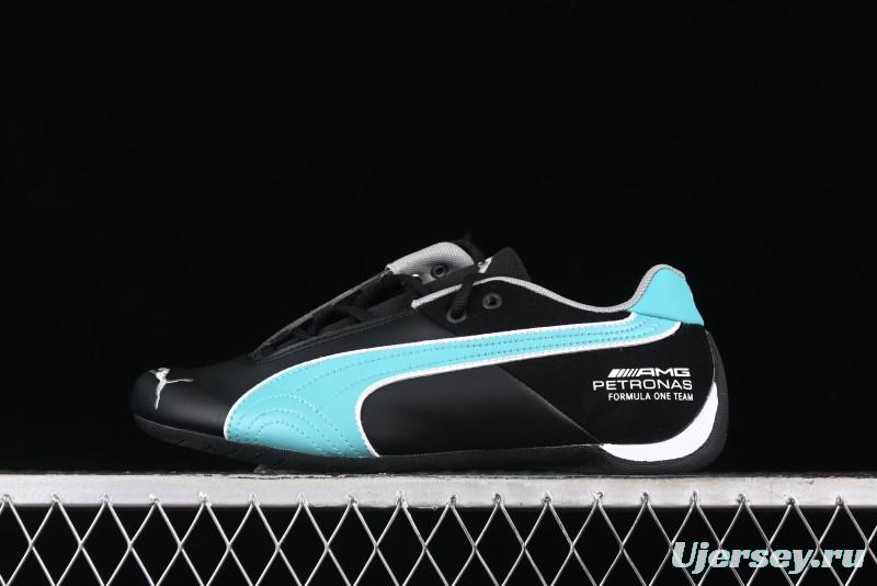 Puma Sparco Future Round Toe Lace-Up Low-Top Lifestyle Casual Shoes in Leather and Fabric - 308155-01