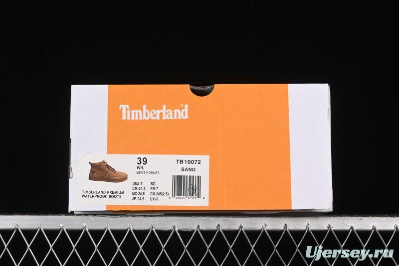 Timberland Outdoor Mid-Top Casual Martin Boots with Premium Suede Leather - TB10072SAND