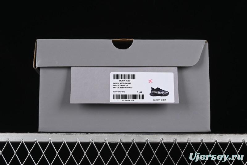 Balenciaga Track Sneaker with Transparent Heel Strap - WTRHW1090