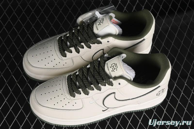 Nike Reigning Champ Air Force 1'07 Low Casual Sneakers with 3M Reflective Custom Leather - RC2369-173